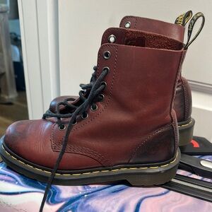Dr. Martens Cherry Red Soles